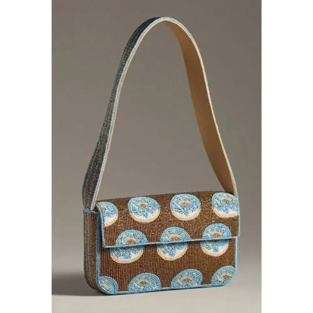 Anthropologie The Fiona Beaded Bag: Food & Drink Edition - Picture 1 of 7